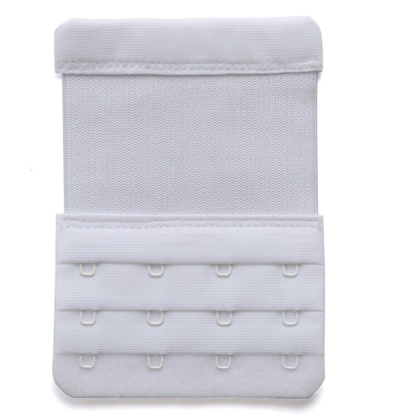 YARBAR Bra Extenders 4 Hook Stretchy Bra Strap Extender Soft and Comfortable, Pack of 3 - Image 2
